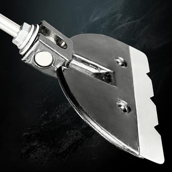 Лопата для наживки для креветок, эргономичная ручка, лезвие из нержавеющей стали, регулируемая портативная лопатка для рыболовной приманки, лопатка для смешивания, лопаточка, аксессуары для уличной рыбалки