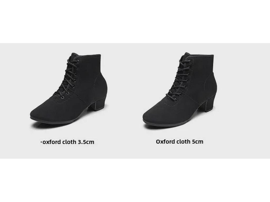 Высокие танцевальные туфли на мягкой подошве для квадратных и латиноамериканских танцев (Осень зима), Средний каблук в матросском стиле