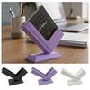 Solid Structure Business Card Holder Desktop Placement Card Display Rack  Business