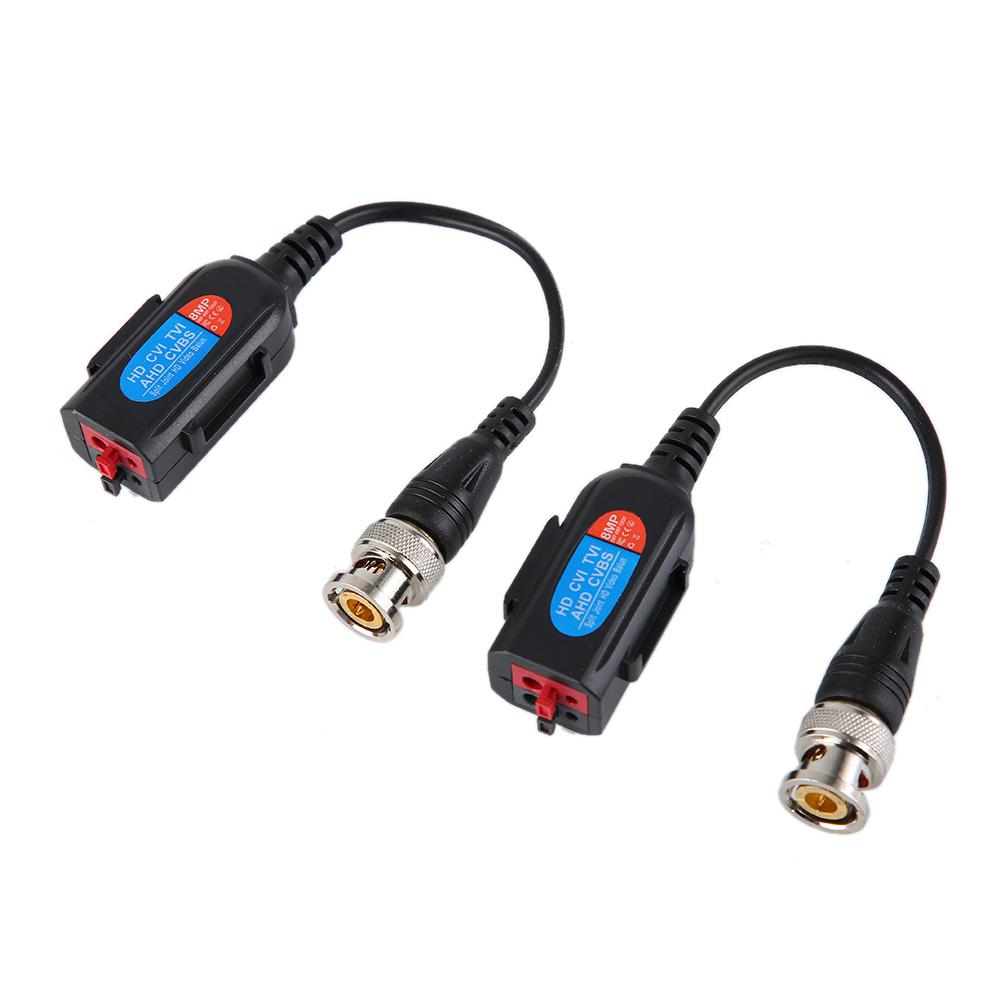 8MP BNC HD Video Balun Pair Transmitter Cable Transceiver Adapter Passive