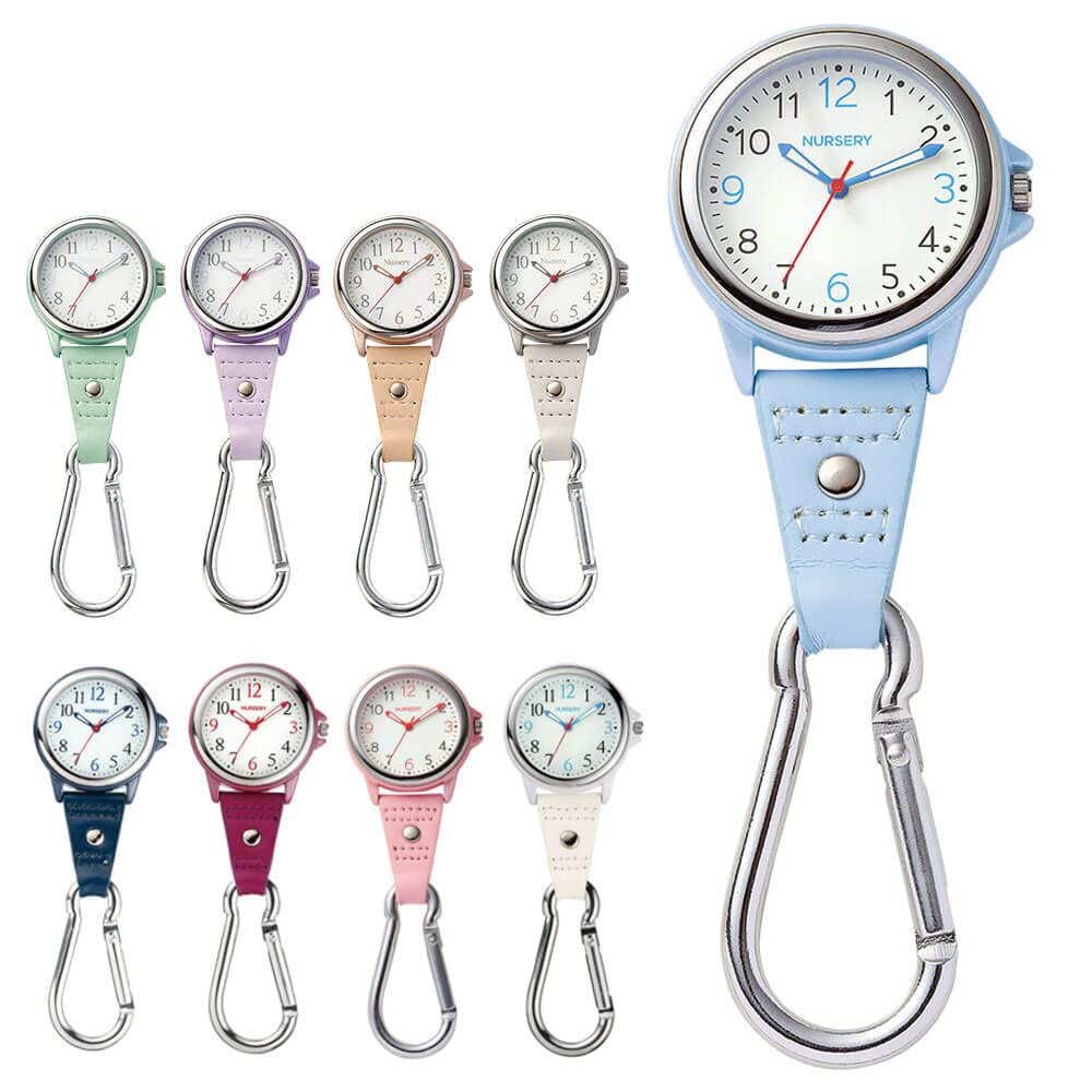 Nursery Luminous Carabiner Watch 1283268A Gray