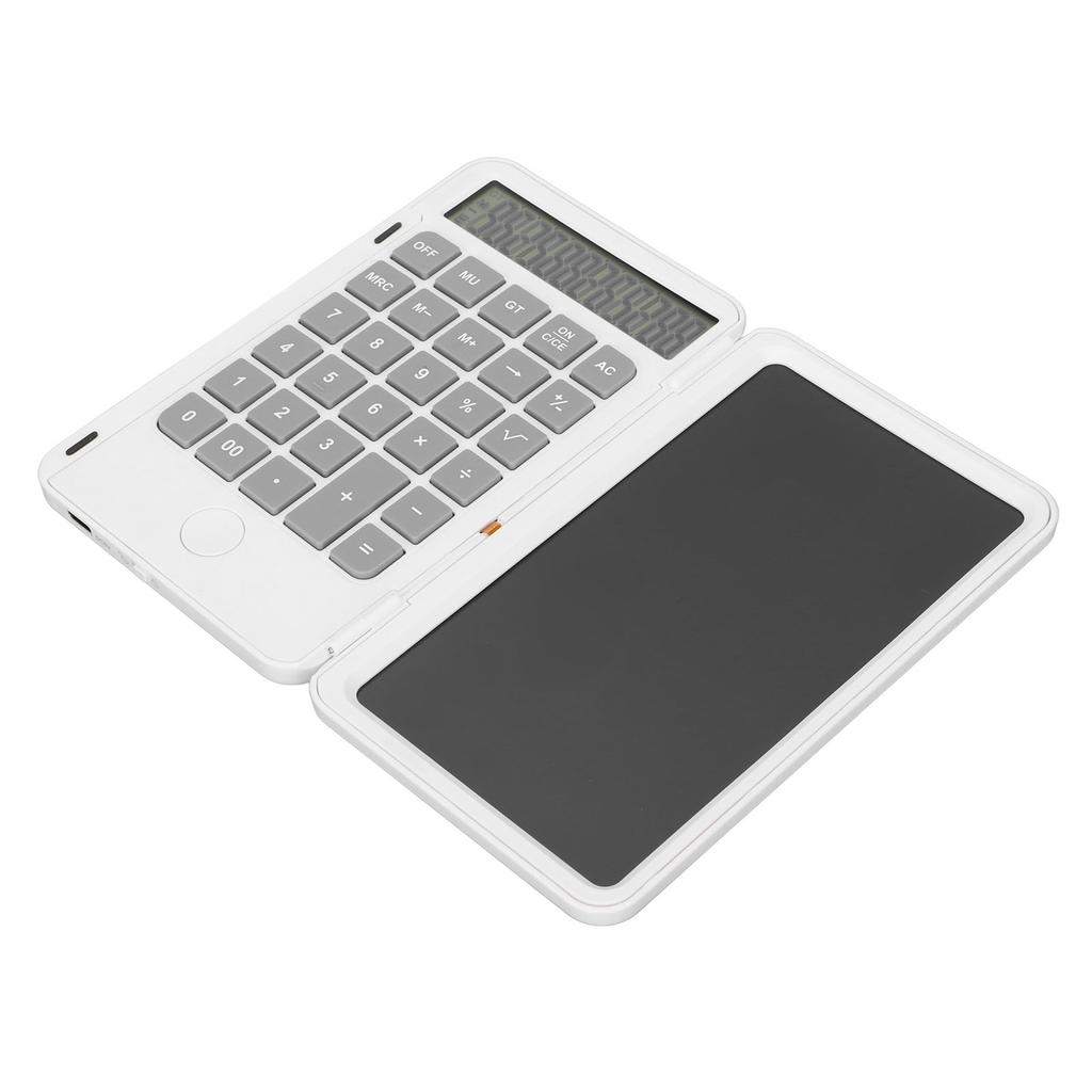 Calculator Writing Tablet 6.5in LCD Chargeable Portable Paperless Drawing Handwriting Board