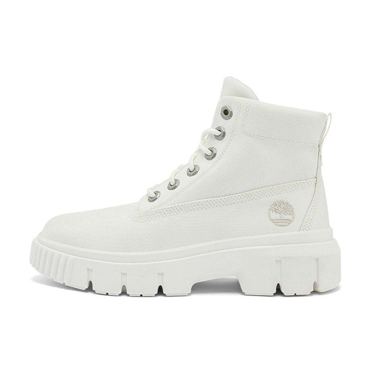 Timberland Кеды Greyfield Canvas Boot 'White' Женские TB0A2JFQL77