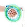 Grip Fying Kites Round Blue Handle Tool Winder Fire Wheel Kite Reel String Flying