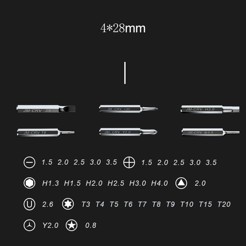 JAKEMY JM-8101 33 in 1 Precision Screwdriver Set Magnetic Torx Bits Screw Driver for Electronic Repair Tools Kit