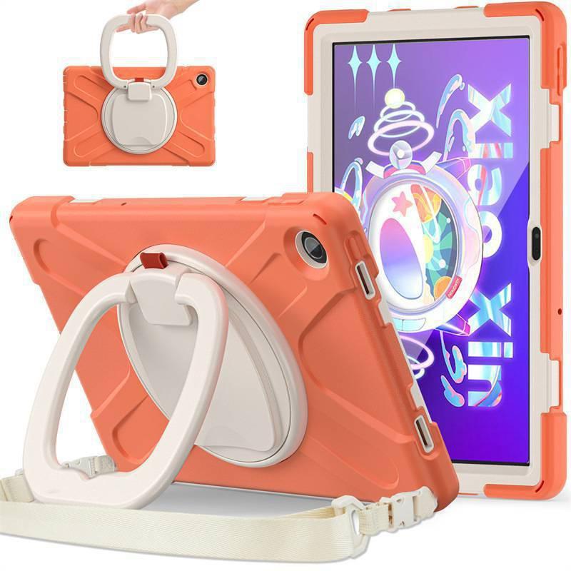 TPU Silicone Tablet Case Lenovo Tab M10 Plus 3rd Gen 10.6 Inch TB-125F TB-128F With Kickstand Multi-Functional Protective