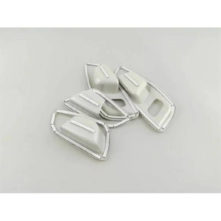 For Ford Kuga 2013 2014 2015 2016 2017 2018  ABS Chrome Interior Door Handle Bowl Cover Frame Trim  Car Sticker Accessories