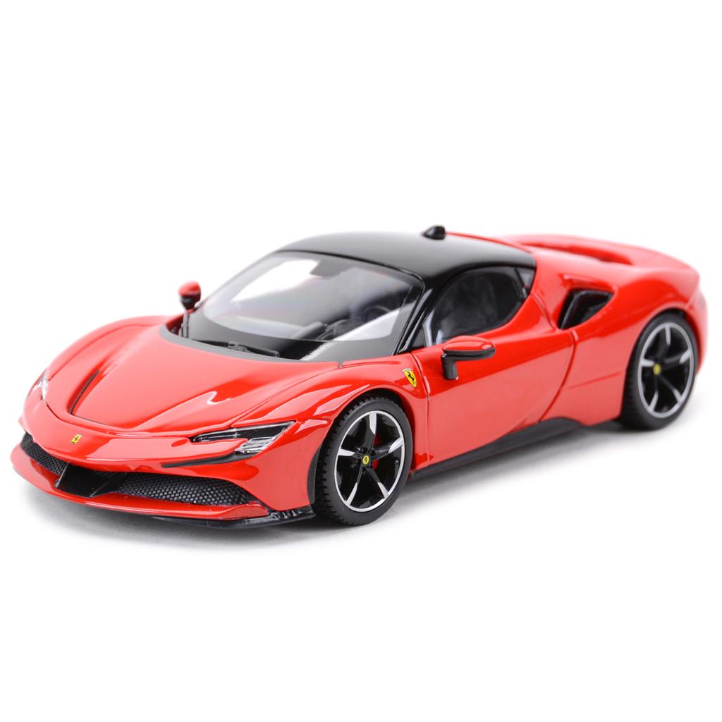 Ббураго 1:24 масштаба Ferrari SF90 STRADALE, сплав, роскошный автомобиль, литой автомобиль, модель, коллекция игрушек, подарок
