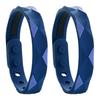 2Pcs Anti Static Bracelet Adjustable Multi-Hole Improved Sleep Quality Relaxation Unisex Waterproof Silicone Energy Balance Bracelet