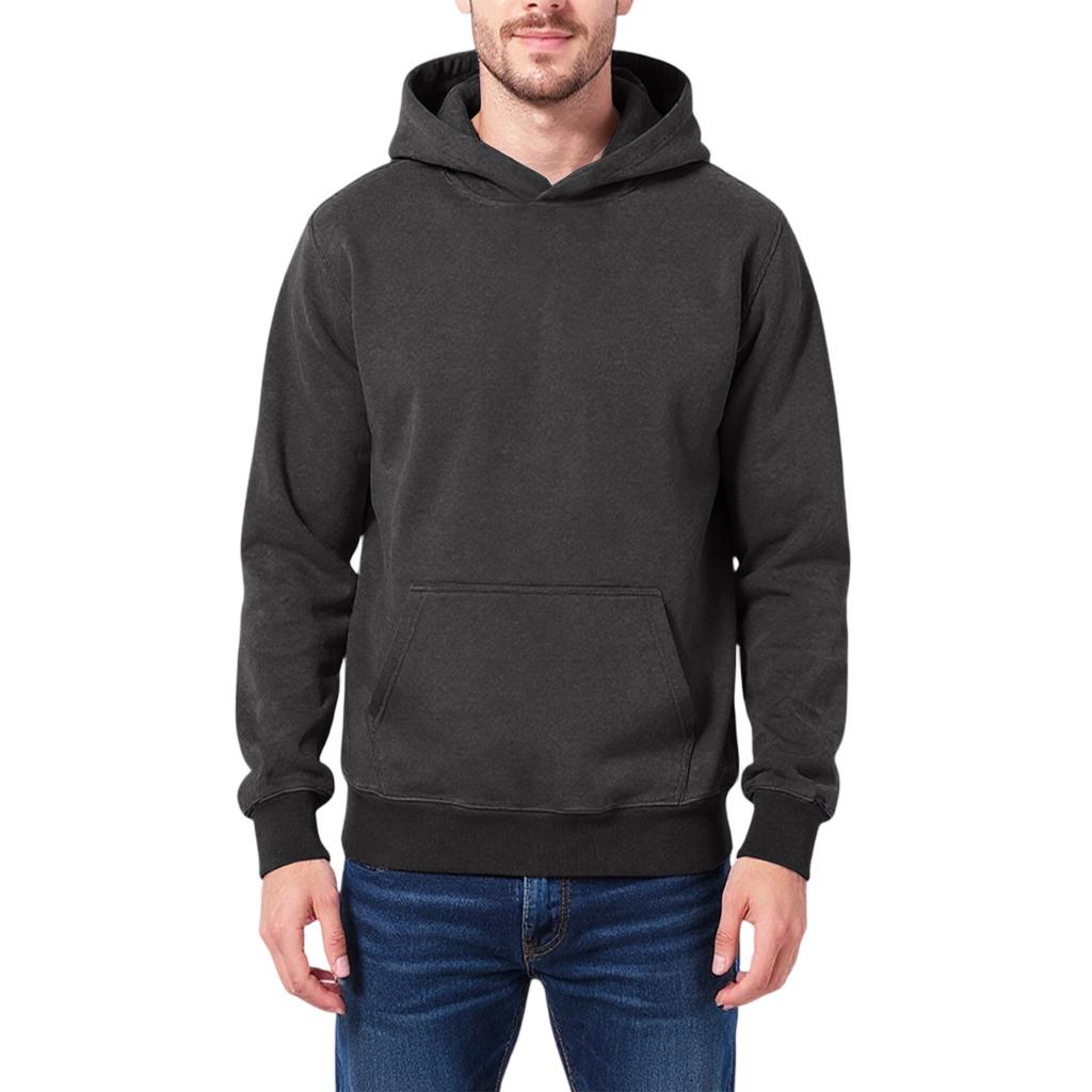 Men's And Women's Trend Loose Retro Wash With Water Aging Big News Hooded HoodHoodie