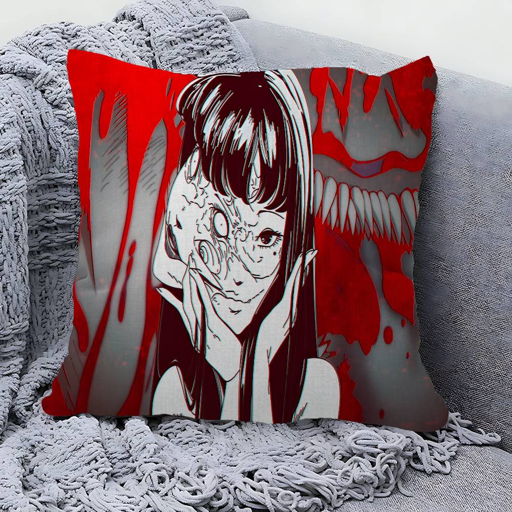 Junji Ito Cushion Cover Pillowcase Upholstery Sofa Throw Pillow Home Decor Pillowcas