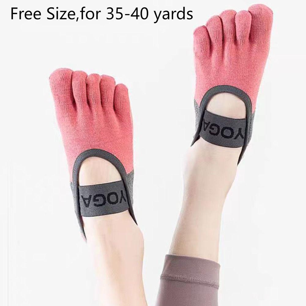 with Elastic Band Five Finger Socks Low-ankle Five Toes Sports Socks Ladies Yoga Socks  Women