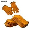 Cowhide Welding Gloves 3 5 10 Pairs Soft Insulated Wear Resistant Safety Labor Protection Work Gloves