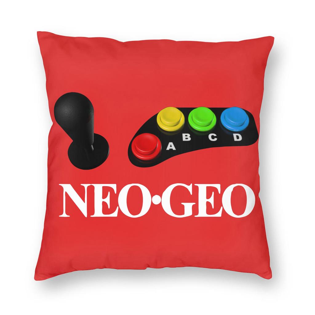 Наволочка для подушки Neo Geo Arcade Двусторонняя печать Полиэстер Чехол для подушки Декор Чехол для подушки Дом Молния 45x45 см