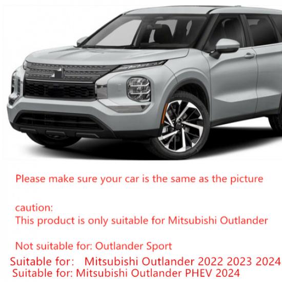 Chrome Car door Handle Cover Trim 8pcs For Mitsubishi Outlander -2024