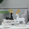 Nordic Resin Origami Elk Ornament for Living Room Decoration - Housewarming Gift