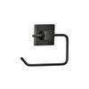 Matte Black Toilet Paper Holder New York Ref. 86720