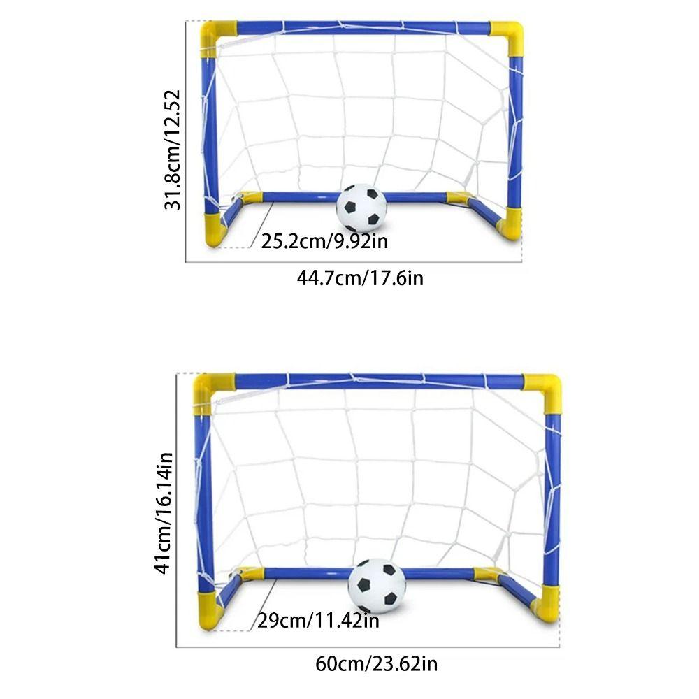 Складная детская футбольная ворота Высокопрочная рама Каркас для мини-футбола в помещении Комплект Рама для тренировок на открытом воздухе