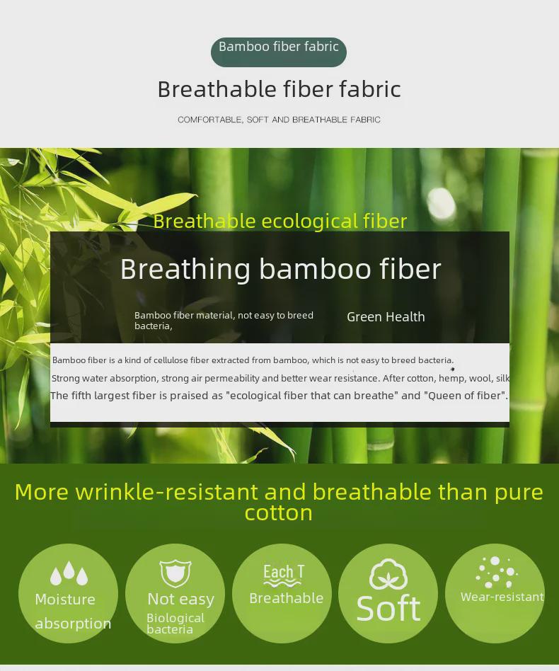 Мужская однотонная рубашка из бамбукового волокна с длинным рукавом, не требующая глажки, эластичная, белая — деловая, повседневная и не допускающая морщин