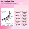 C-curled Individual Lashes Black Anime Eyelashes High Quality False Eyelashes