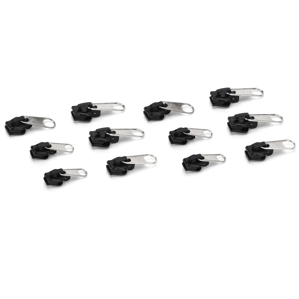 12 шт. Универсальный комплект для ремонта головки молнии, сменный для самодельных курток, джинсов, брюк, пальто