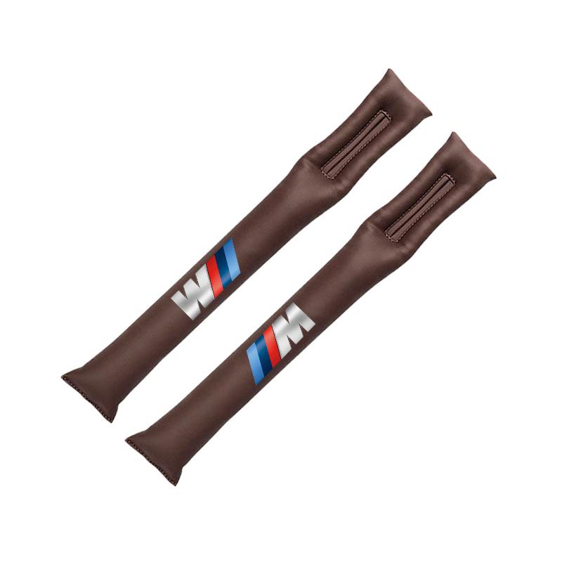 Parking Tag 2Pcs Car Seat Gap Filler Strip Soft Pads Leather Auto Accessories For BMW E46 E90 E60 F30 F10 E39 E36 F20 G30 G20 X1 BZ5