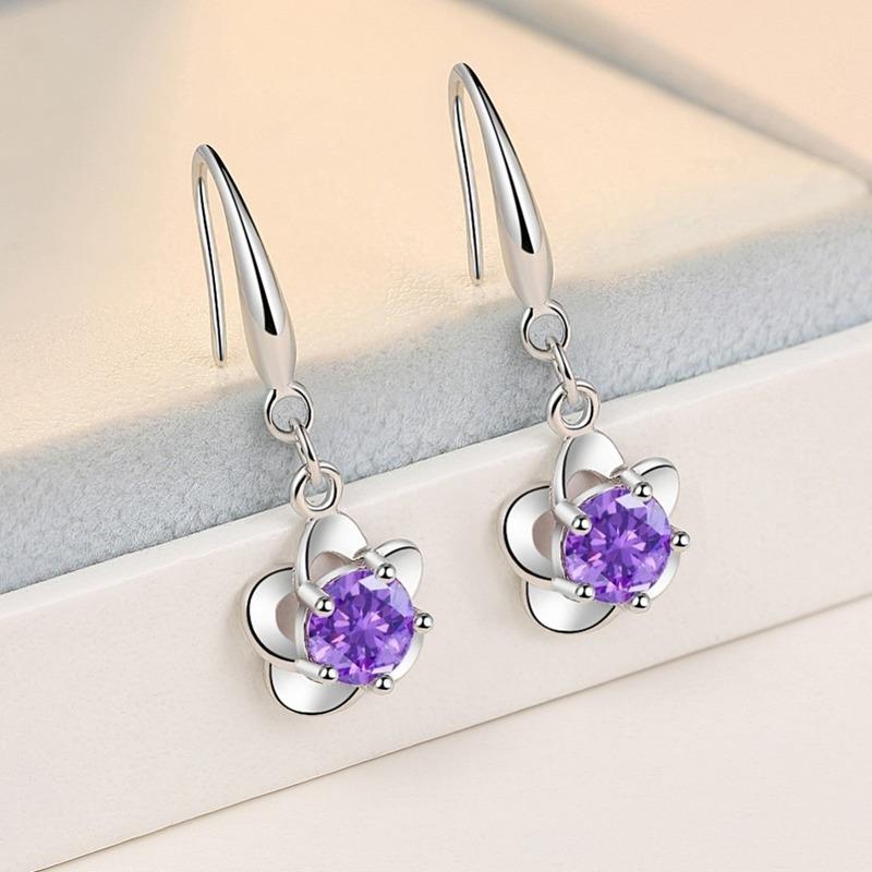 Lindon Copper Alloy Zircon Earrings Drop Earrings For Women Wedding Party Gifts