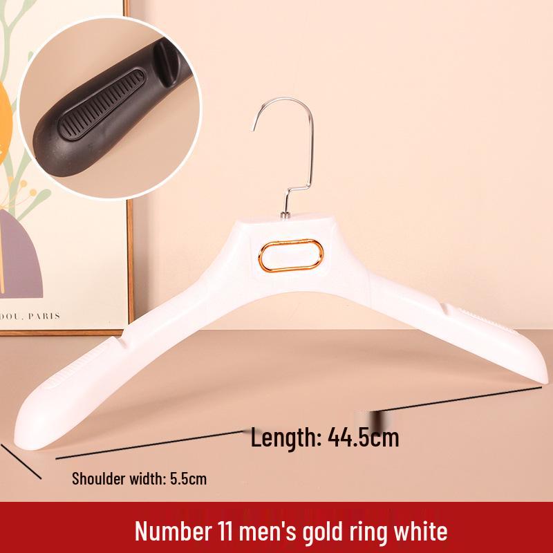 Non-Slip, Mark-Free Plastic Hangers for Home & Store Use - Ideal for Clothes Storage