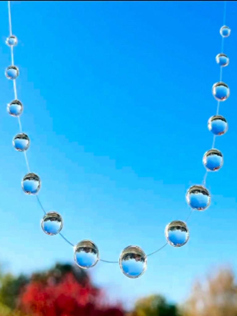 Ins Симуляция Капли Воды Прозрачная Роса Серия Ожерелий Ручной работы Клеевые Капли Модные Украшения Женские Нишевые Подарки Друзьям