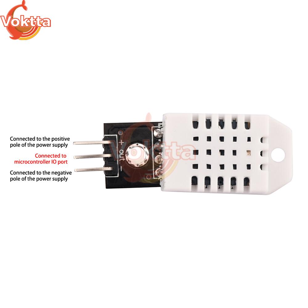 3pcs DHT22/AM2302 Digital Temperature & Humidity Sensor Module Temp Humidity Monitor Sensor for Arduino Electronic Practice DIY