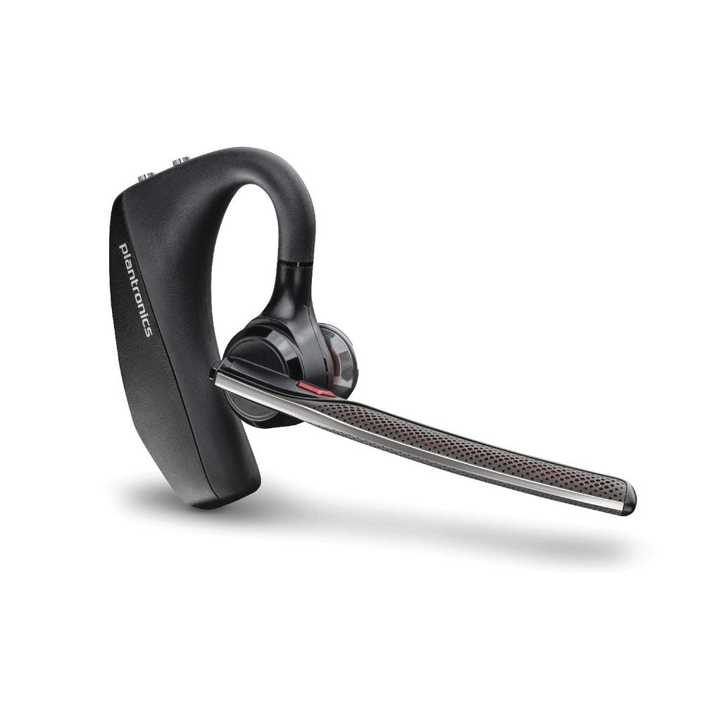 PLANTRONICS Poly Voyager 5200 Bluetooth Wireless Headset, Single Earphone, Mono Earbud Type, Noise-Canceling Microphone, Smartphone Compatible