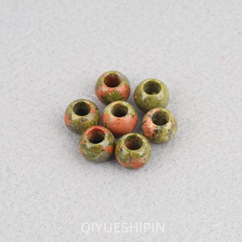 Natural Agate Large Hole Beads - Jewelry Accessories for DIY and Handmade Creations