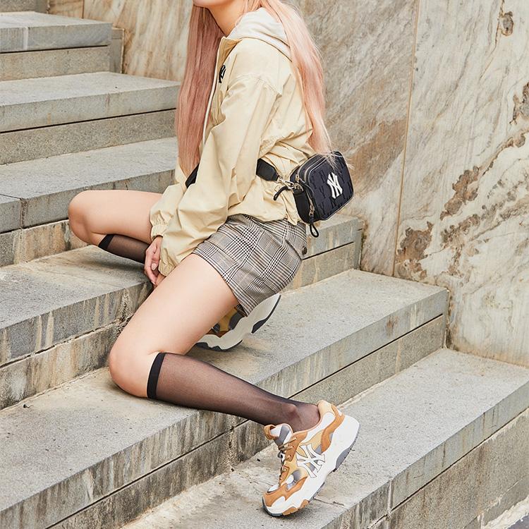 Новая комбинированная сумка из нейлоновой ткани MLB New York Yankees, сумка для камеры, сумка через плечо, сумка кроссбоди, обычная, унисекс, черная 3ACRS011N-50BKS