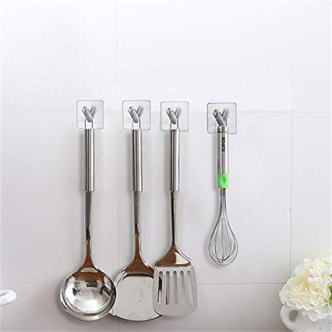 Manufacturer Hooks Hanging Hook Silver Bathroom Shower Inside Clock Waterproof Stainless Steel Peel and Stick
