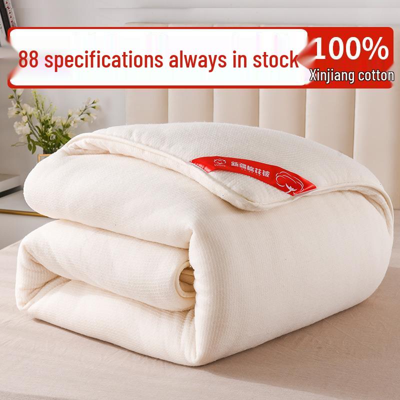 Утолщенное одеяло из натурального хлопка - 100% хлопок из Синьцзяна, марля, для осени и зимы