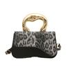 Elegant Leopard Pattern Small Square Crossbody Bag Unique And Trendy Design For Women