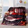 Jujutsu Curse Battle Blanket Flannel Blanket for bed, sofa, Camping, Hiking, Picnic Essentials, gift for family Fan gifts