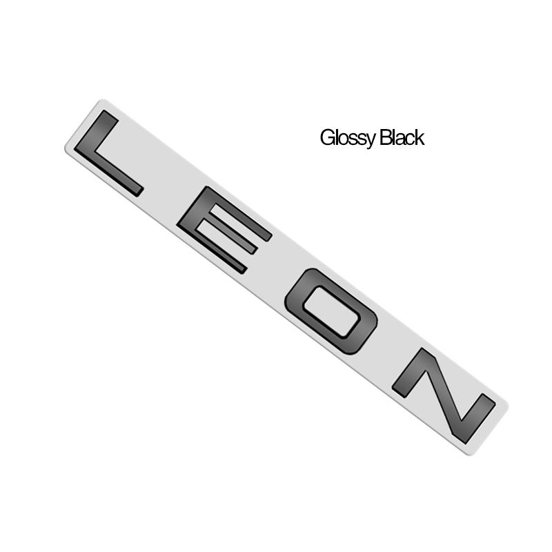 gycsn9 Metal Emblem Car Sticker Letter Badge Decal Body Trunk Decor for LEON IBIZA Accessories Copper Color Styling