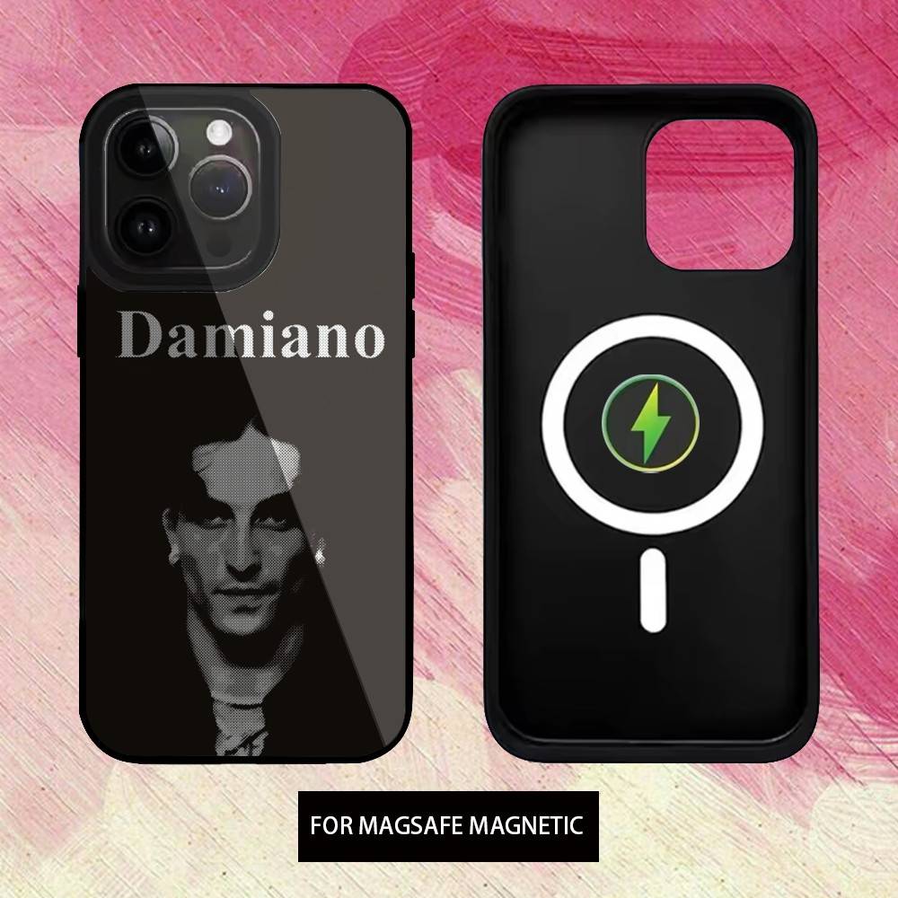 D-Damiano D-David M-Maneskin-es Phone Case For iPhone17,16,15,14,13,12,11 Plus,Pro Magnetic with Magsafe Wireless Charging