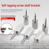One-Piece Self-Tapping Screw Shelf and Cabinet Support Nail for Partition and Glass Accessories