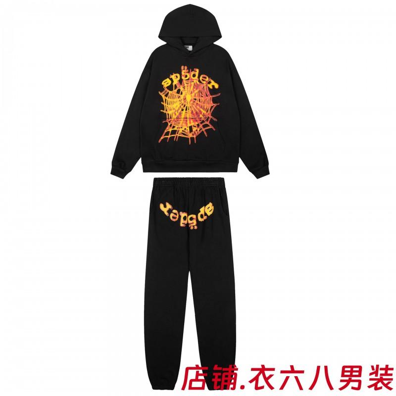 2026 Lightweight Cotton Hoodless Sweatshirt Jogger Pants Set Men Women Casual Streetwear
