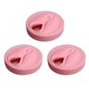 1/2/3 Pcs Silicone Soda Can Lids Reusable Vagina Shaped Beverage Can Cover Fits Standard 54mm Cans Bachelor Party Novelty Gift for Adults