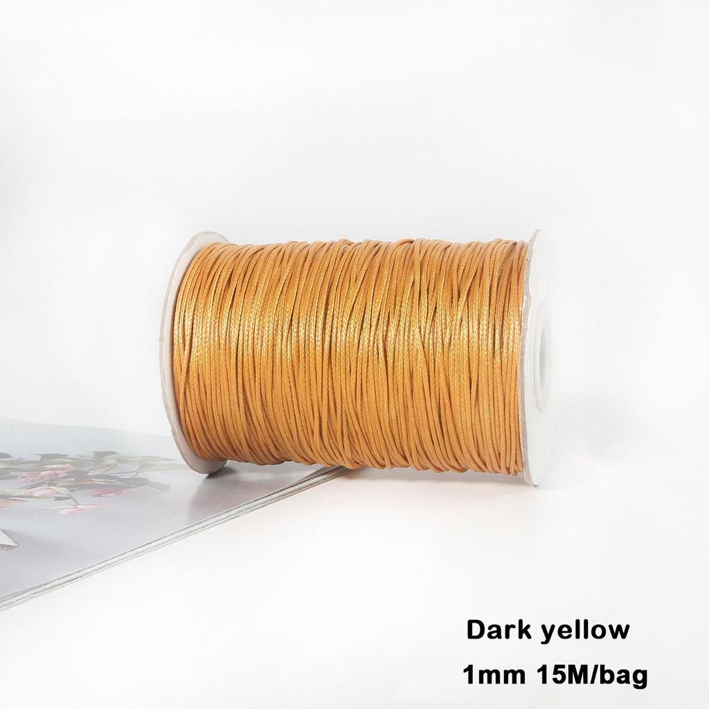 Разноцветные вощеные хлопковые шнуры для макраме, ювелирные бусины, изготовление ювелирных изделий своими руками