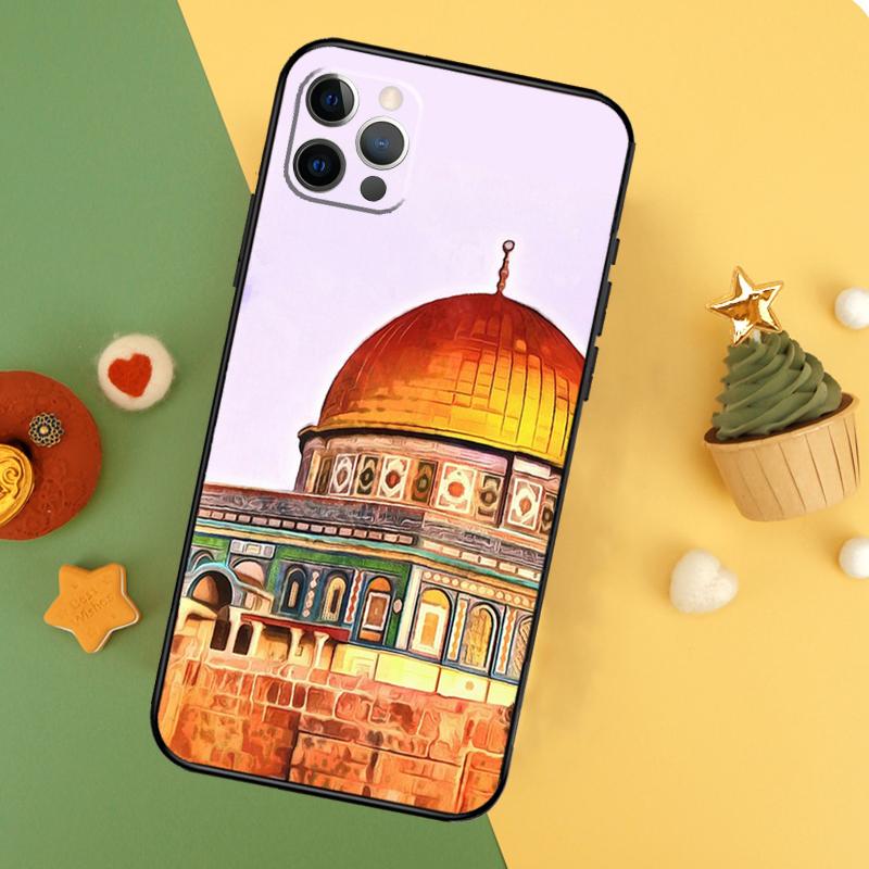 Чехол для телефона 'Купол Скалы' в Иерусалиме Для iPhone 17 17Air 16 16E 15 14 13 12 11 Pro Max 12 13 Mini Ударопрочный чехол