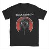 Black Cool Sabbaths T-Shirt Men Leisure 100% Cotton Tee Shirt Round Collar Short Sleeve T Shirt