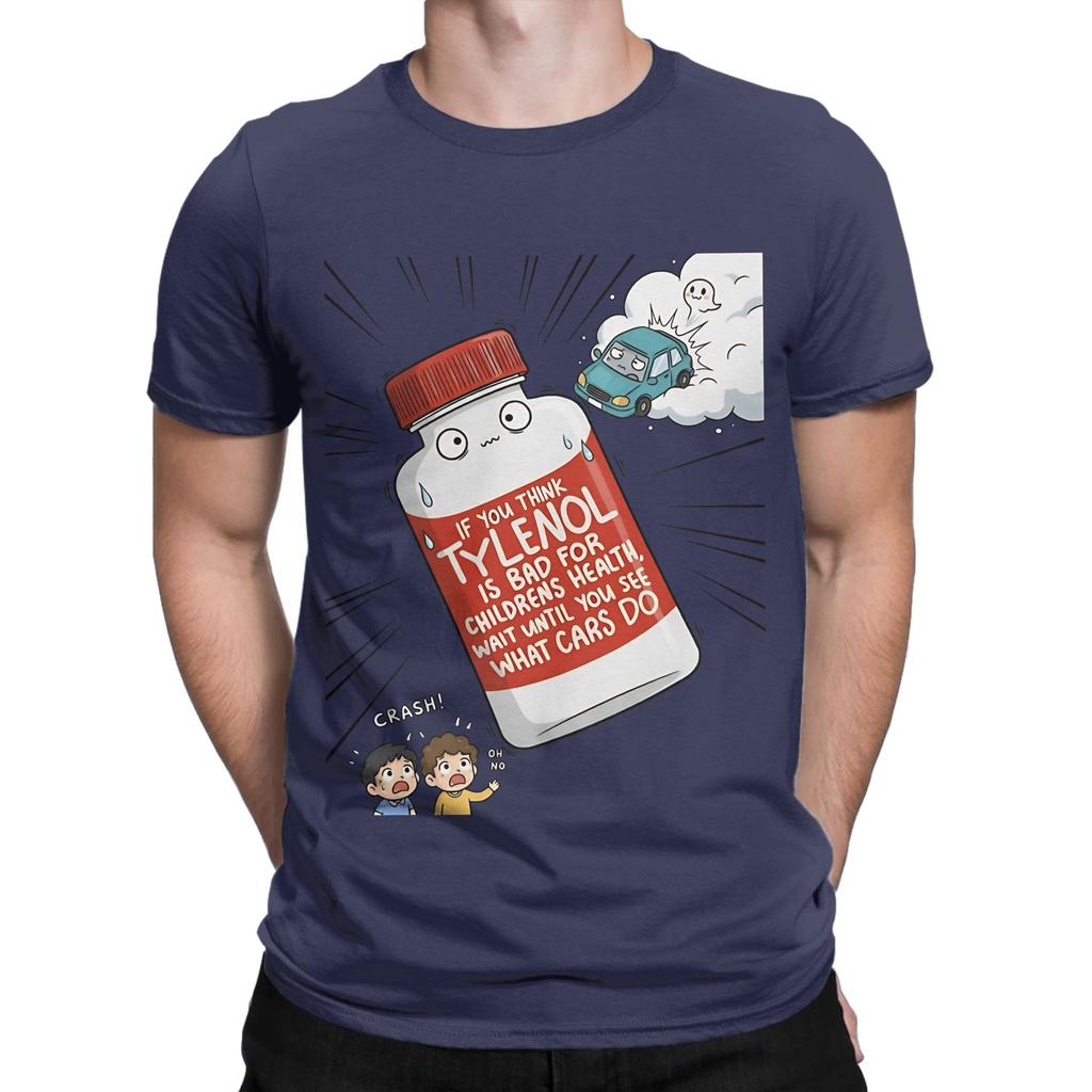 Tylenol Claim Meme Medical Drama Parody Design Funny 100 Cotton TShirt tylenol Tops Tees For Unisex