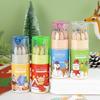 12 Color Christmas Pencil Filled Graffiti Art Painting Brush Drawing Pencils Sketching Pen Stationery Supplies Christmas Gifts
