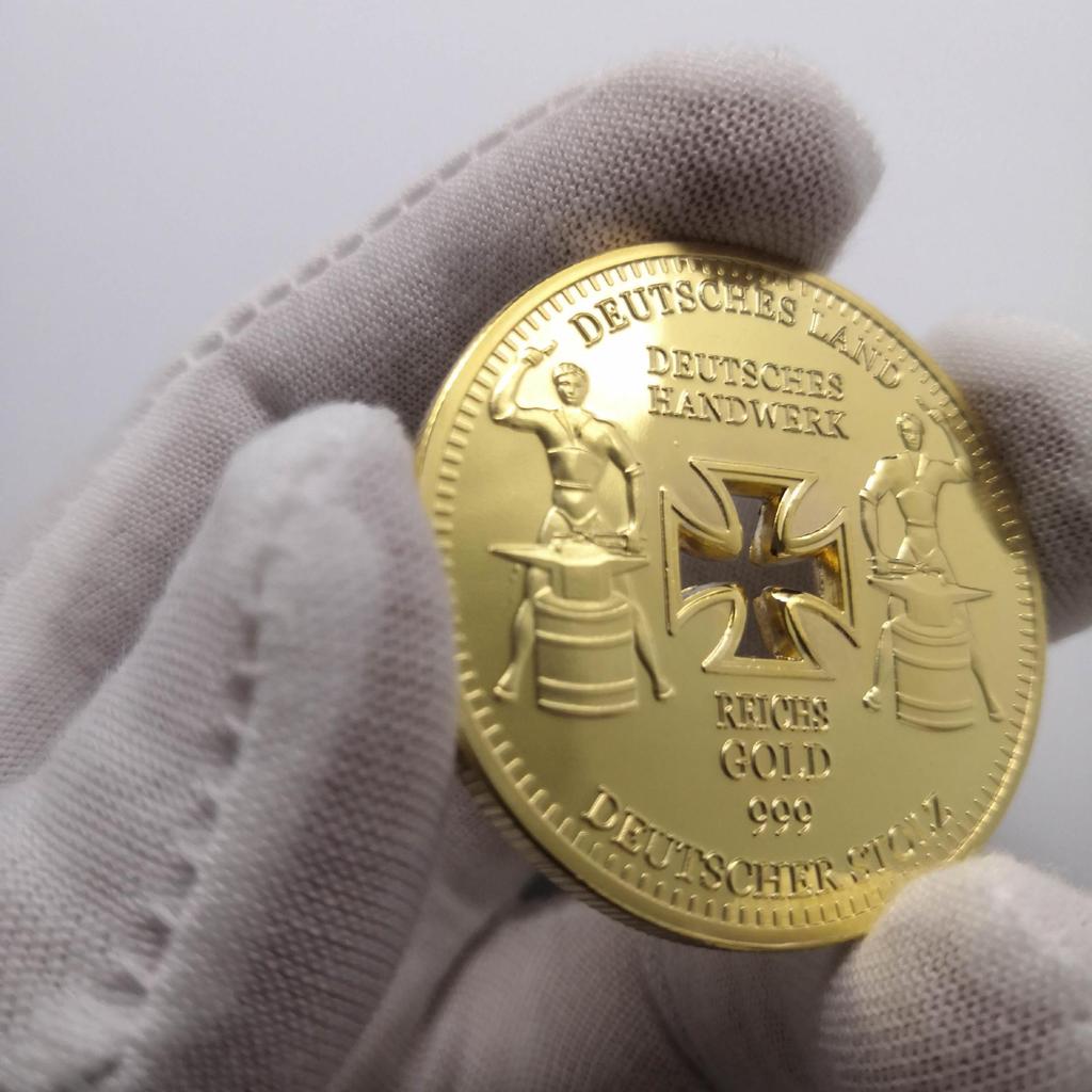 Полые памятные золотые монеты 1889 года, иностранная валюта, европейские монеты, медали, значки, металлические памятные медали