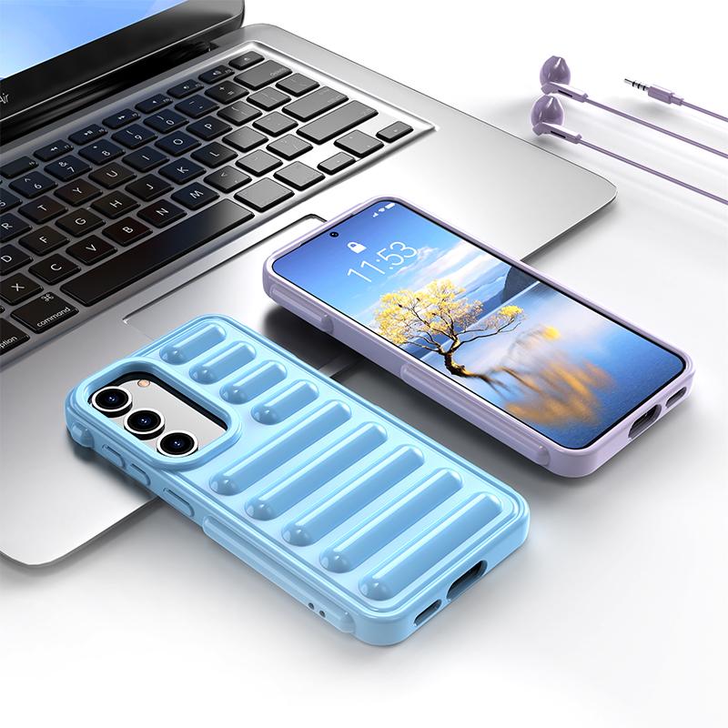 Однотонный чехол-капсула с амортизацией для телефона Подходит для Samsung Galaxy A05 A05S A15 A25 A35 A55 C55 F55 M55 4G 5G