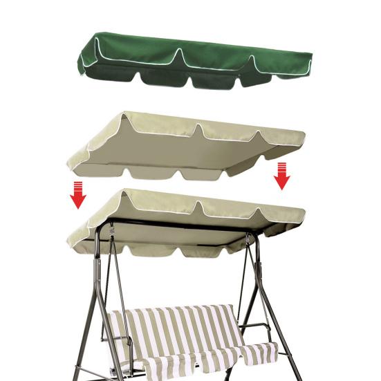 Крышка навеса-качели, многофункциональная водонепроницаемая ткань Оксфорд 600D, навес, верхняя крышка качели для патио